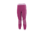 Magenta capri legging voor dames met lichtroze tailleband en patroondetails