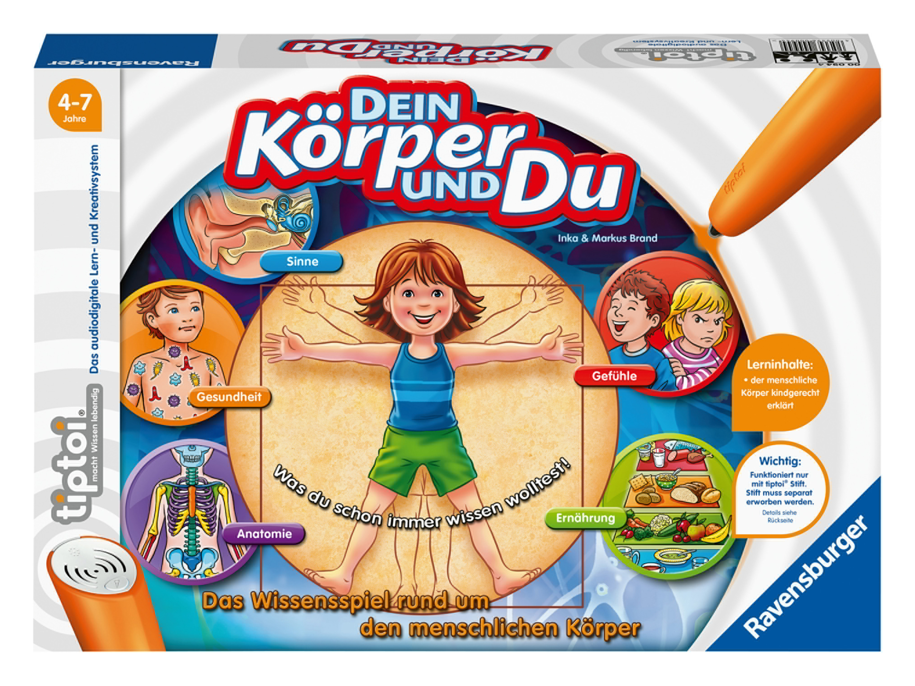 RAVENSBURGER tiptoi Spellen (94 Je lichaam en jij)