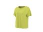 Limoengroen T-shirt met korte mouwen op een witte achtergrond