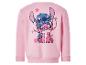 Roze kindertrui met Stitch en Angel print uit Lilo & Stitch