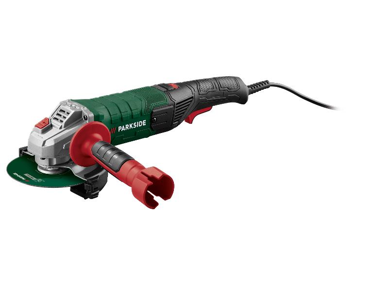 Parkside hoekslijper met metalen snijschijf.