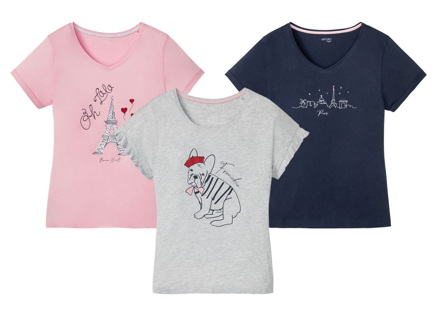 ESMARA® slaapshirt dames, met biologisch katoen | LIDL
