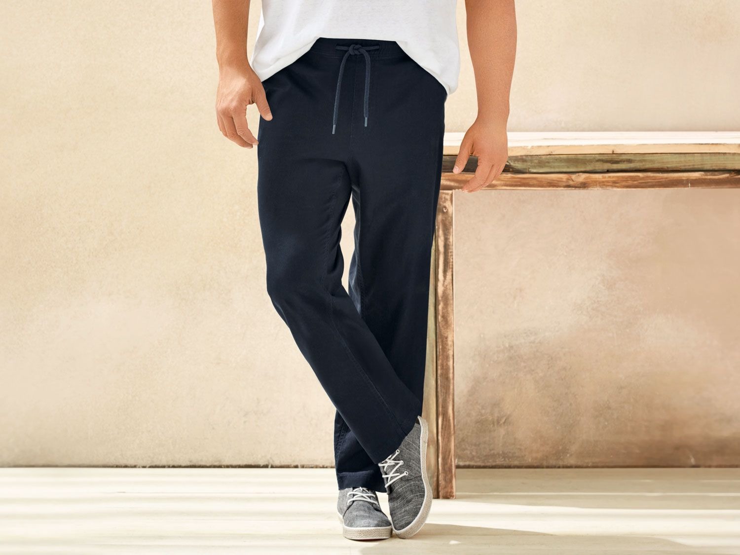 Linnen heren broek plus size kopen? | LIDL