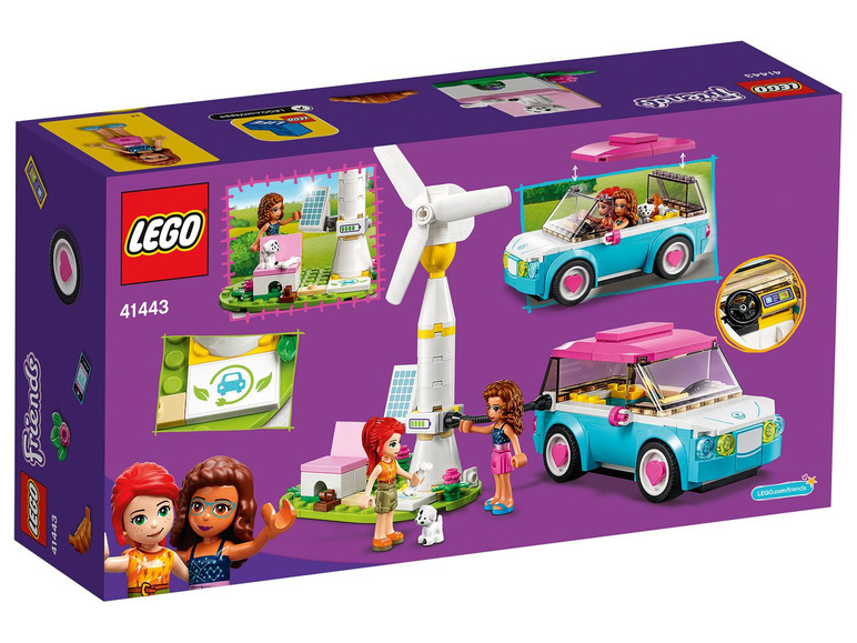 Ga naar volledige schermweergave: LEGO® Friends Olivia's elektrische auto - afbeelding 2