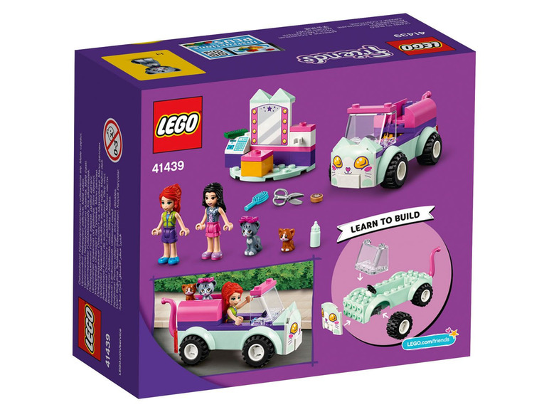 Ga naar volledige schermweergave: LEGO® Friends Kattenverzorgingswagen (41439) - afbeelding 2