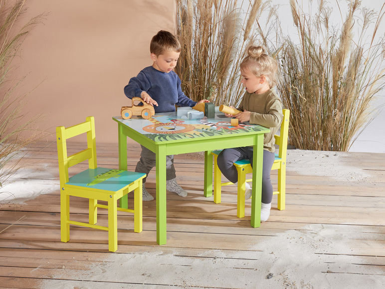 Ga naar volledige schermweergave: Livarno Home Kinder tafel met 2 stoelen - afbeelding 2