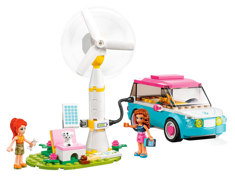 Ga naar volledige schermweergave: LEGO® Friends Olivia's elektrische auto - afbeelding 4