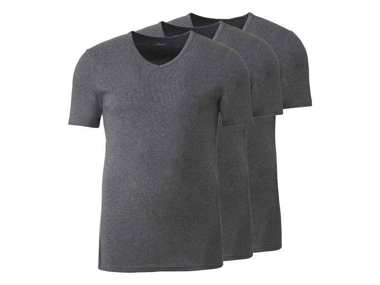 Ga naar volledige schermweergave: LIVERGY® 3 heren T-shirts plus size - afbeelding 10