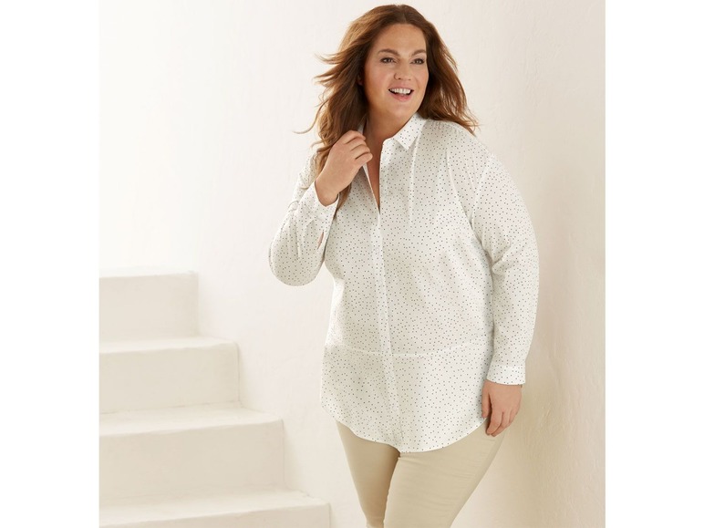 Ga naar volledige schermweergave: ESMARA® Dames blouse plus size - afbeelding 10