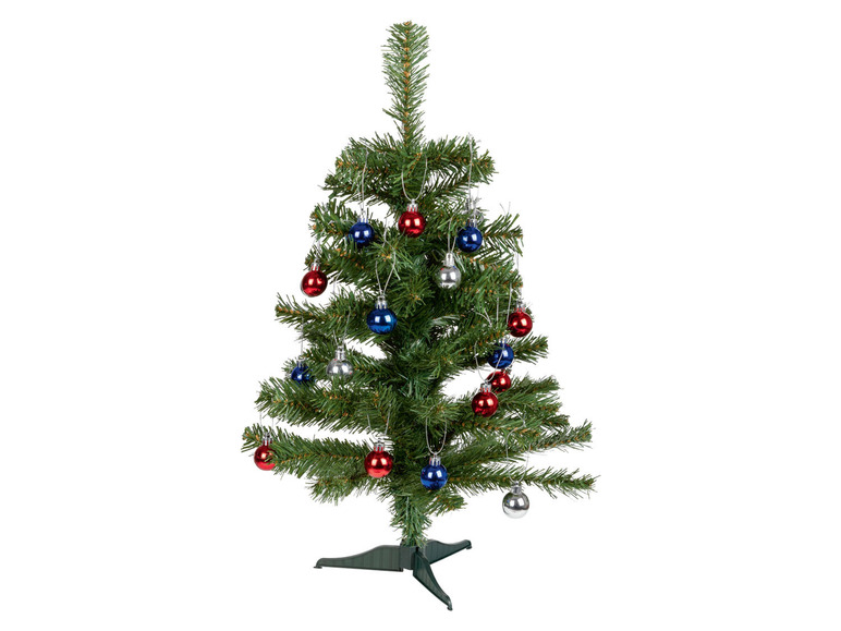 Ga naar volledige schermweergave: Livarno Home Kunstkerstboom met kerstballen - afbeelding 4