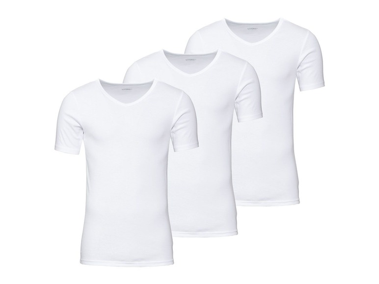 Ga naar volledige schermweergave: LIVERGY® 3 heren T-shirts - afbeelding 2
