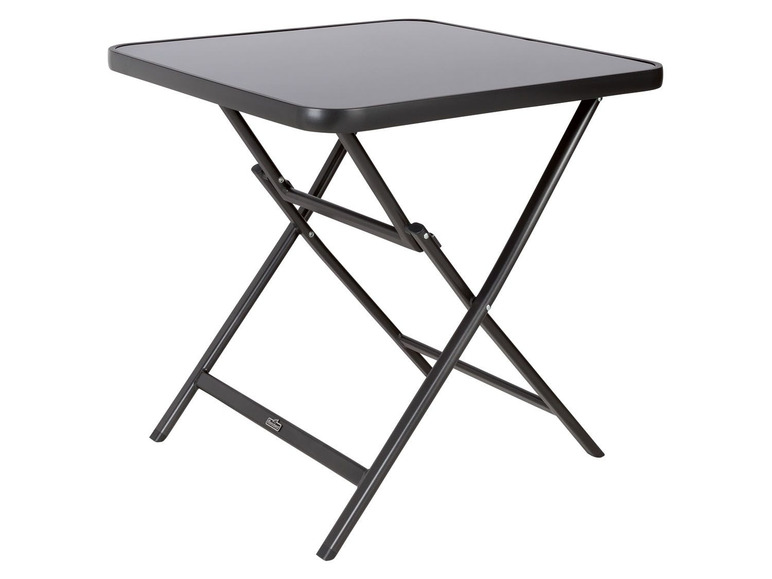 Ga naar volledige schermweergave: FLORABEST® Aluminium tafel zwart - afbeelding 1