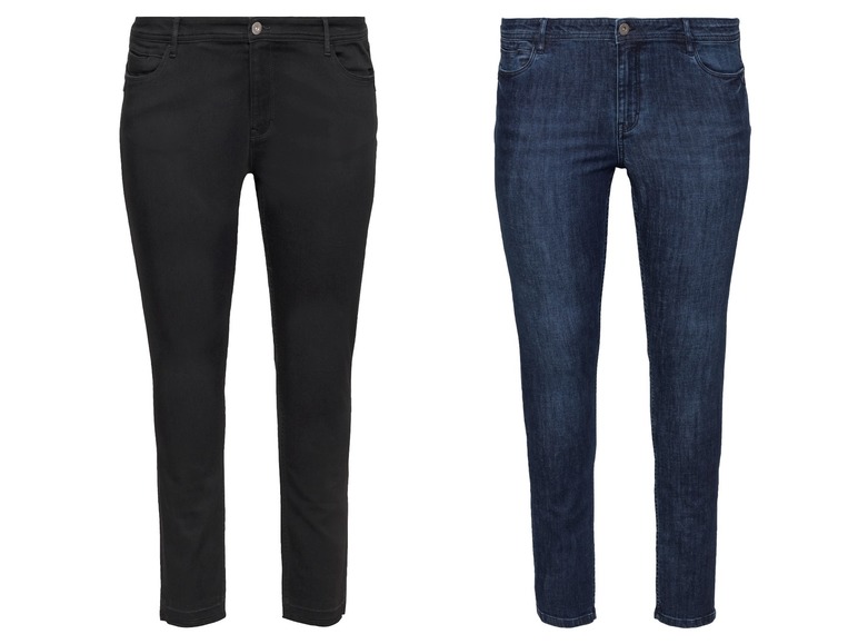 Ga naar volledige schermweergave: ESMARA® Dames skinny jeans plus size - afbeelding 1