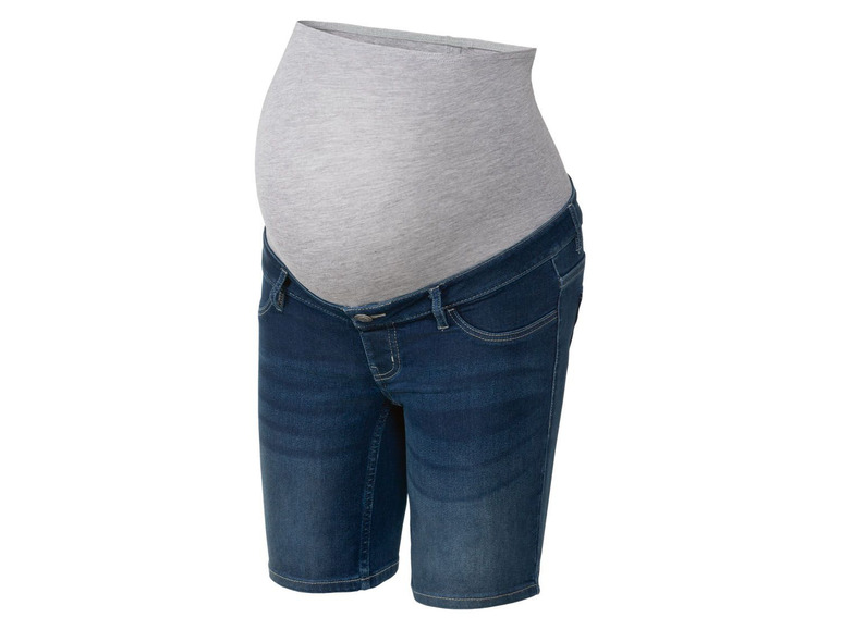 Ga naar volledige schermweergave: ESMARA® Dames zwangerschaps jeansshorts - afbeelding 2