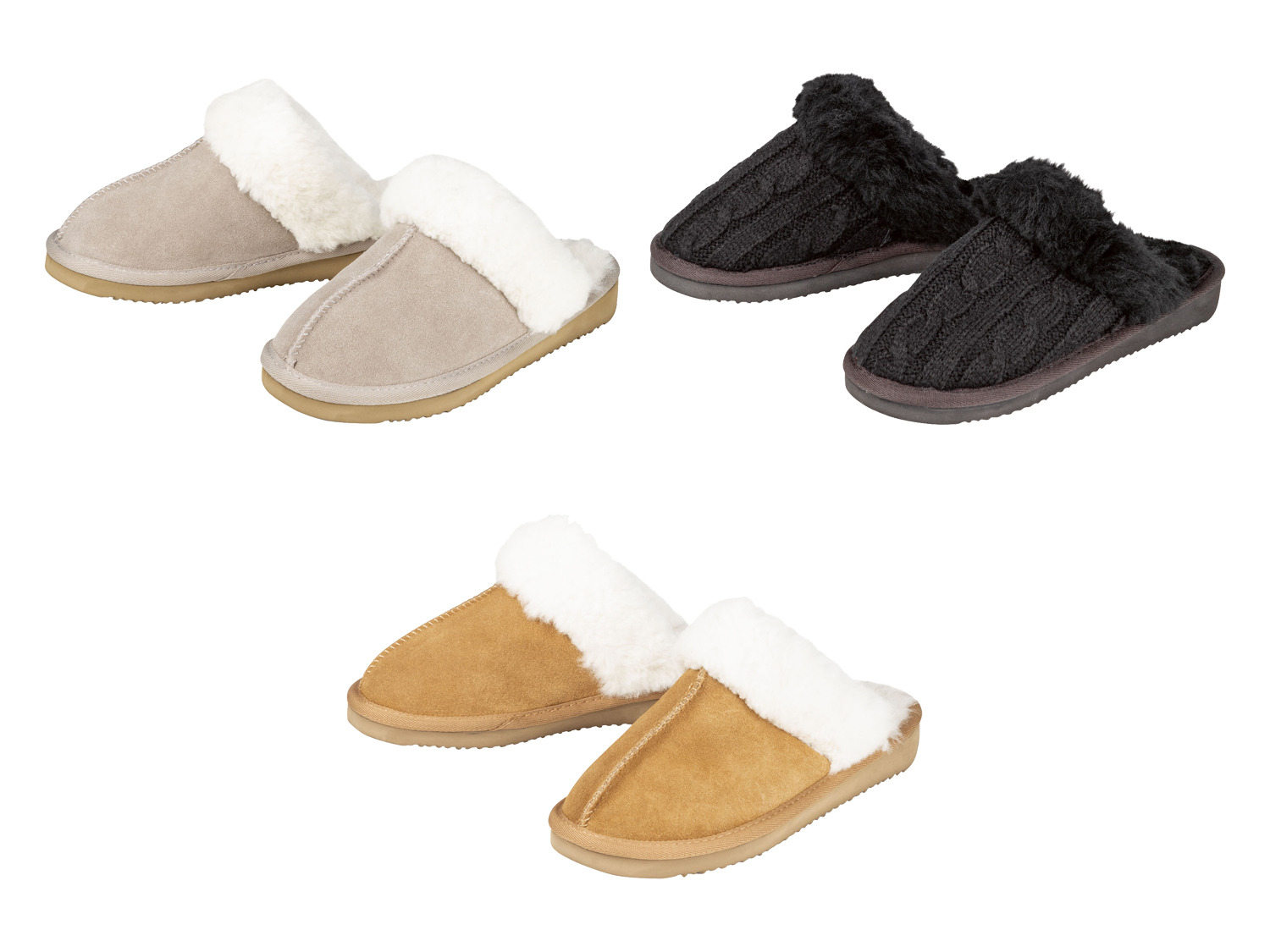 Dames pantoffels met lamsvacht online kopen | LIDL