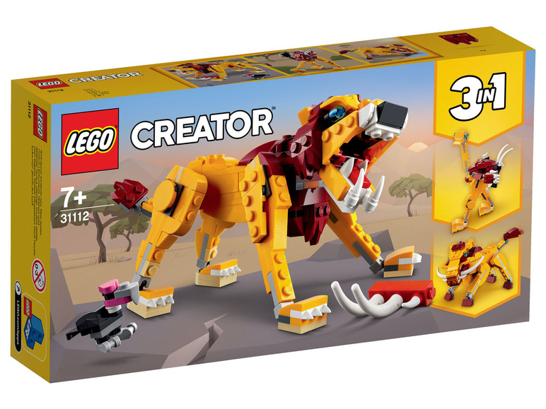 Ga naar volledige schermweergave: LEGO® Creator Speelset wilde leeuw (31112) - afbeelding 1