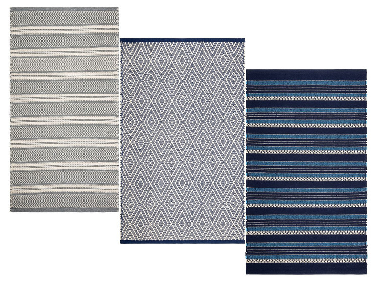 Ga naar volledige schermweergave: MERADISO® Draaibaar tapijt, 67 x 120 cm, 100% katoen - afbeelding 1