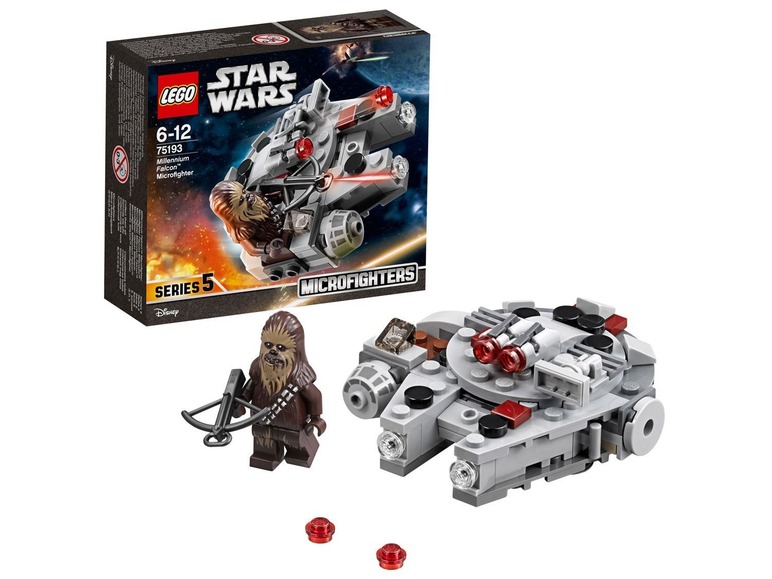 Ga naar volledige schermweergave: LEGO® Star Wars Star Wars™ Millennium Falcon Microfighter - afbeelding 3