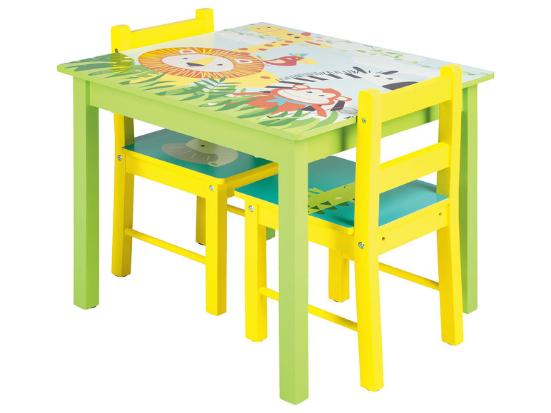 Ga naar volledige schermweergave: Livarno Home Kinder tafel met 2 stoelen - afbeelding 3