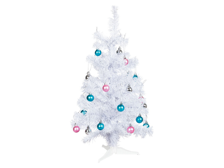 Ga naar volledige schermweergave: Livarno Home Kunstkerstboom met kerstballen - afbeelding 2