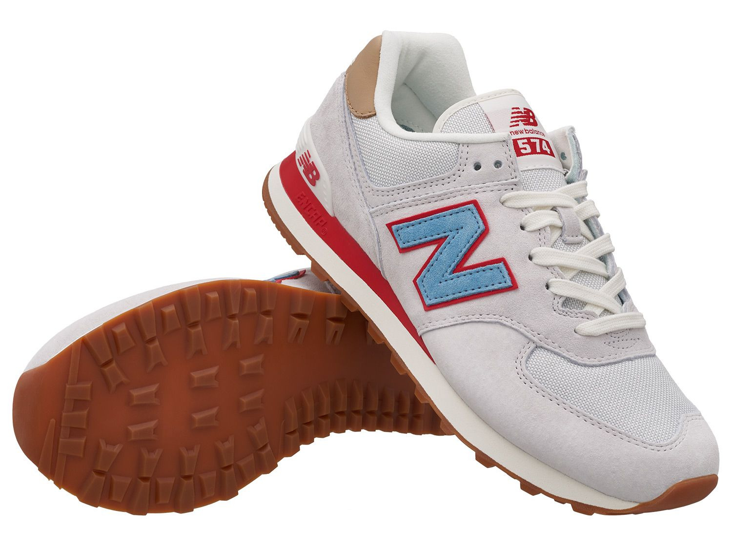 New Balance 574 Zwart/Bruin | Heren | SNEAKERS