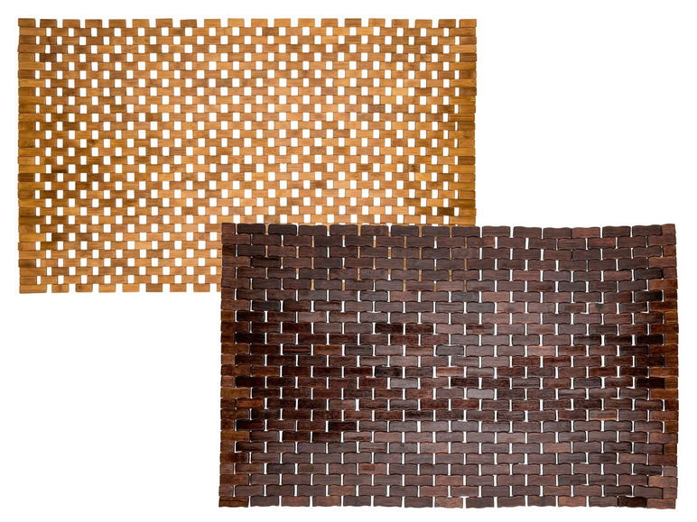 Ga naar volledige schermweergave: MIOMARE® Bamboe badmat 50 x 80 cm - afbeelding 1