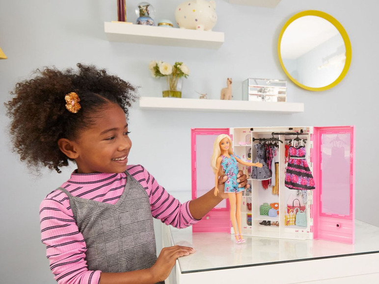 Ga naar volledige schermweergave: Barbie Droomgarderobe met pop - afbeelding 6