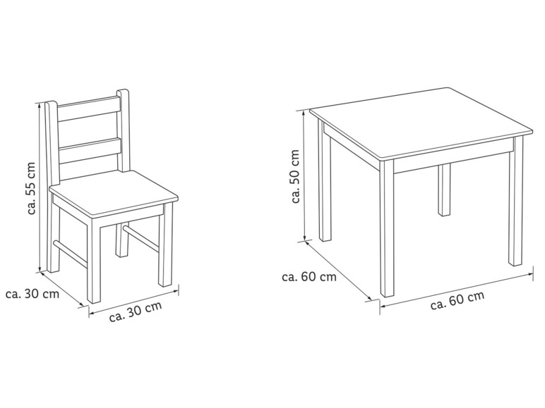 Ga naar volledige schermweergave: Livarno Home Kinder tafel met 2 stoelen - afbeelding 8