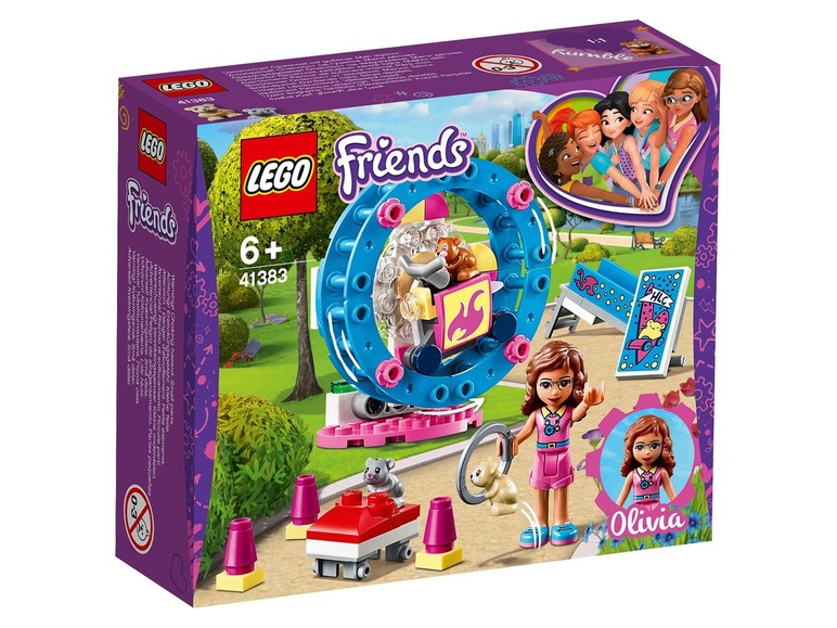Ga naar volledige schermweergave: LEGO® Friends Olivia's dierenspeelplaats - afbeelding 1