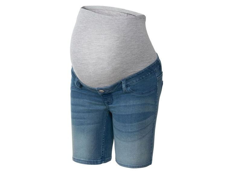 Ga naar volledige schermweergave: ESMARA® Dames zwangerschaps jeansshorts - afbeelding 4