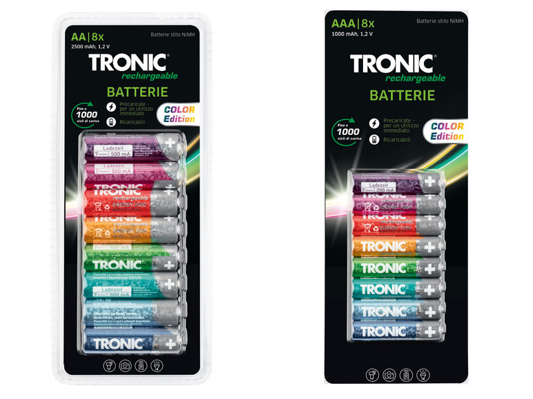 Ga naar volledige schermweergave: TRONIC® Oplaadbare batterijen - afbeelding 1