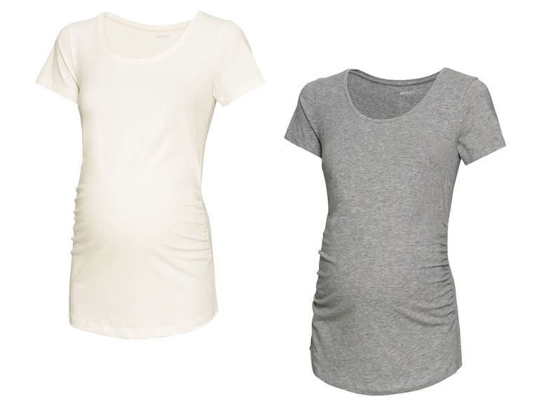 Ga naar volledige schermweergave: ESMARA® 2 dames zwangeschaps t-shirts - afbeelding 13