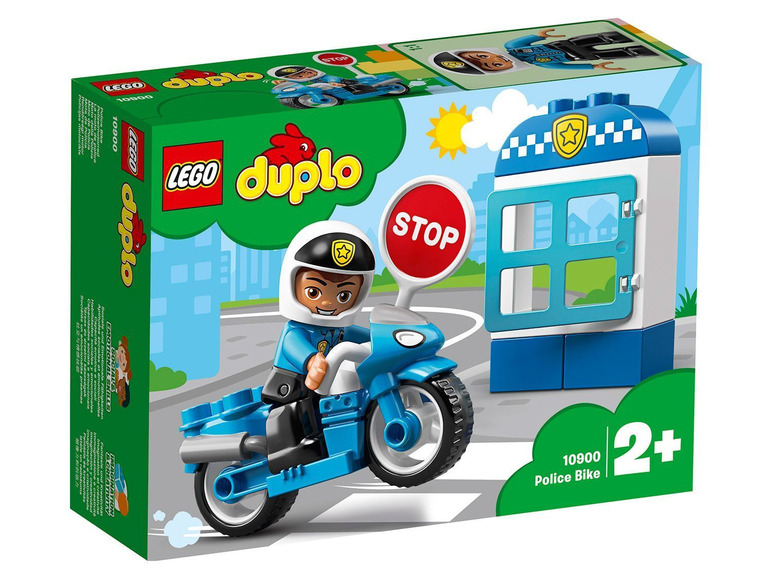 Ga naar volledige schermweergave: LEGO® DUPLO® Speelset politiemotor - afbeelding 1