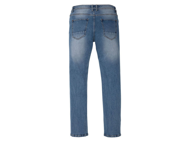 Ga naar volledige schermweergave: LIVERGY® Jeans voor heren, straight fit, biokatoen en elastaan - afbeelding 4