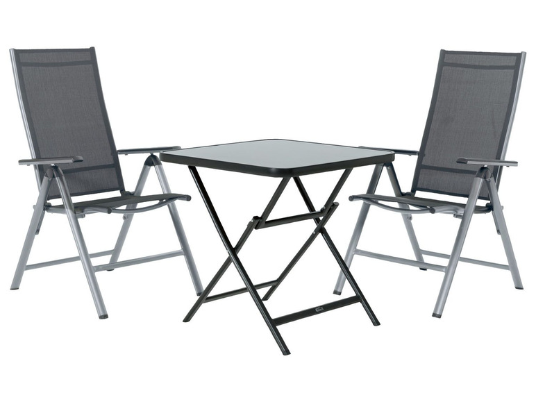 Ga naar volledige schermweergave: FLORABEST® Aluminium tafel zwart - afbeelding 5