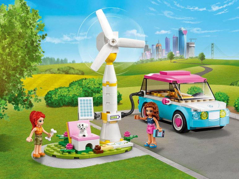 Ga naar volledige schermweergave: LEGO® Friends Speelset Olivia's elektrische auto (41443) - afbeelding 4