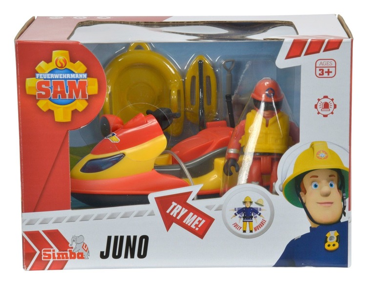Ga naar volledige schermweergave: Simba Brandweerman Sam Juno jetski - afbeelding 4