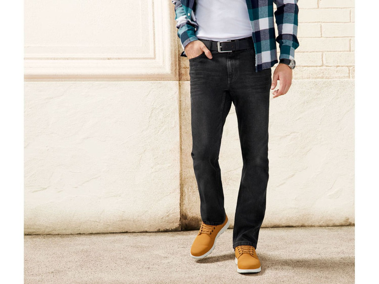 Ga naar volledige schermweergave: LIVERGY® Jeans voor heren, straight fit, biokatoen en elastaan - afbeelding 8