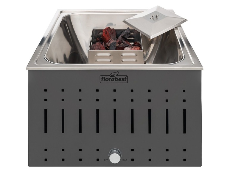 Ga naar volledige schermweergave: FLORABEST® Staande houtskoolbarbecue met ventilatie - afbeelding 4