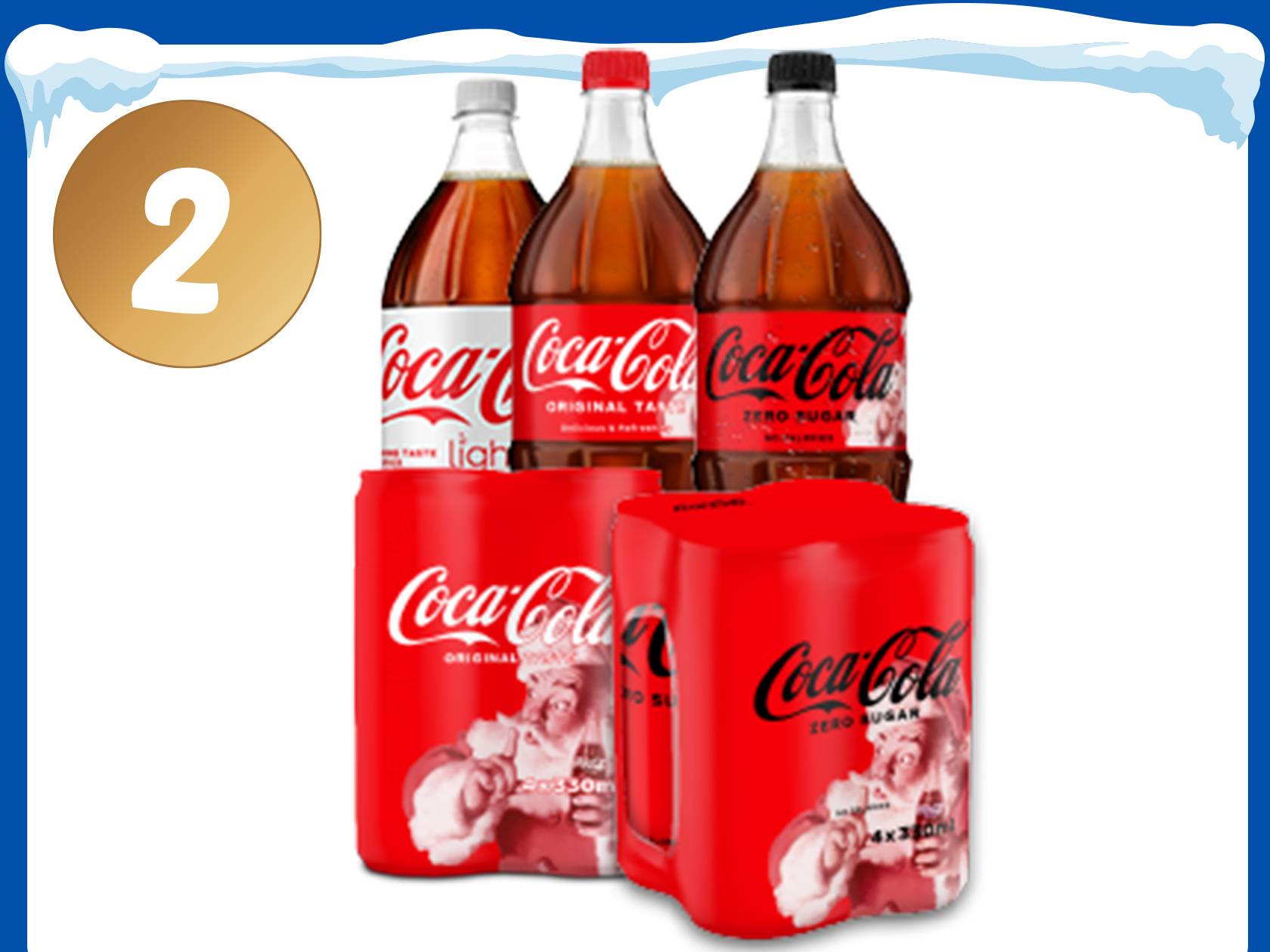 Koop 2 deelnemende Coca-Cola producten.
