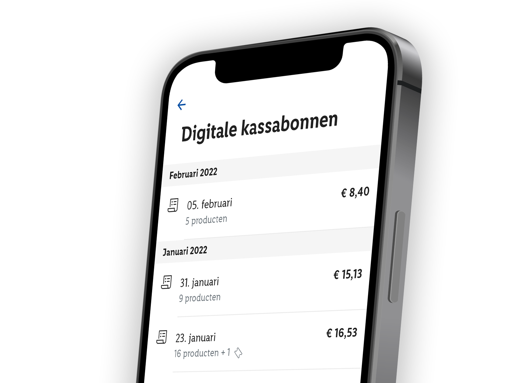 Digitale kassabon