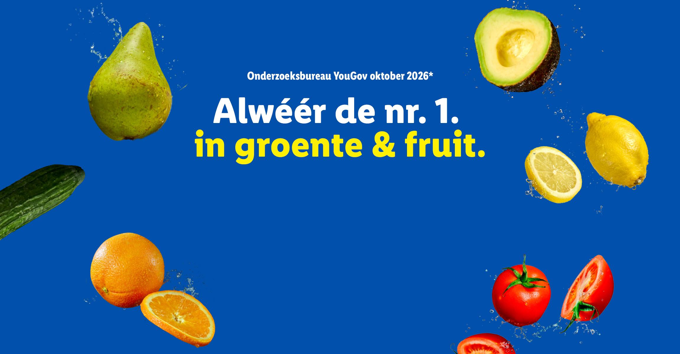 Lidl is volgens YouGov 13x De beste in groente & fruit