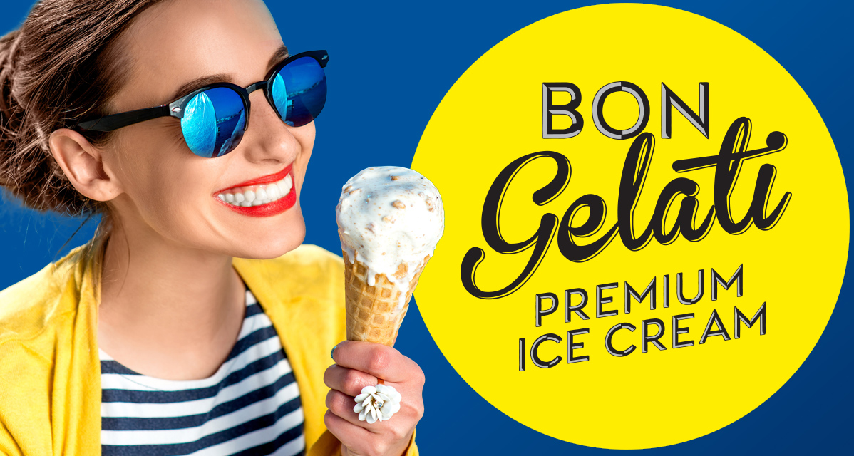 Bon Gelati: premium ijs in een hoorntje.