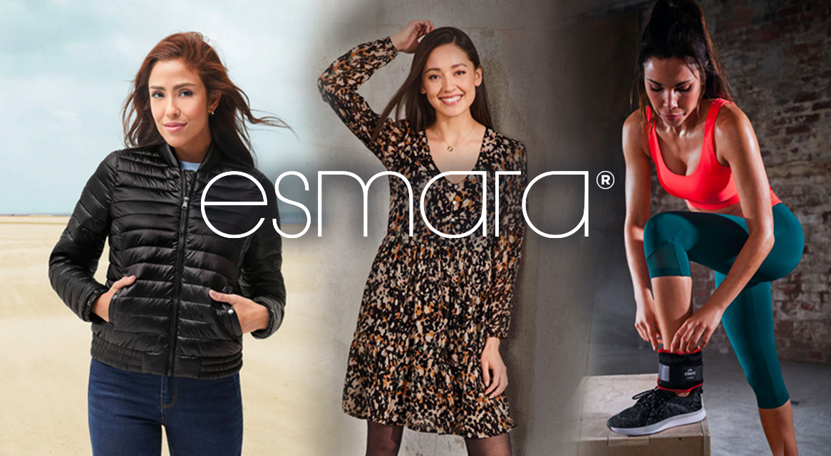 Esmara kleding: jas, jurk, sportkleding.