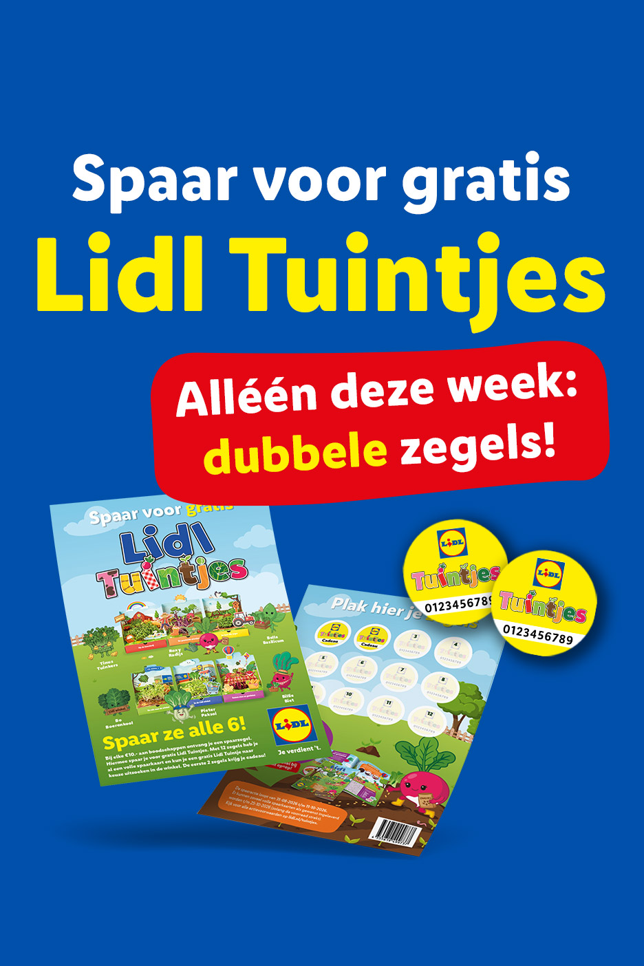 Alléén deze week dubbele zegels