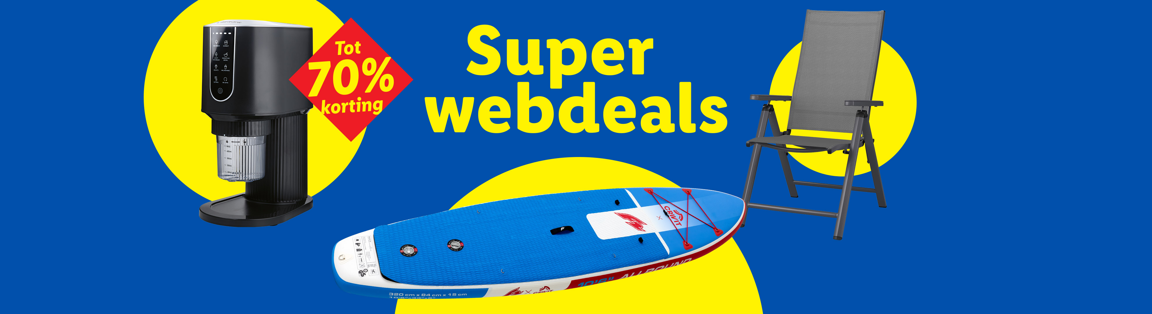 Super webdeals: tot 70% korting